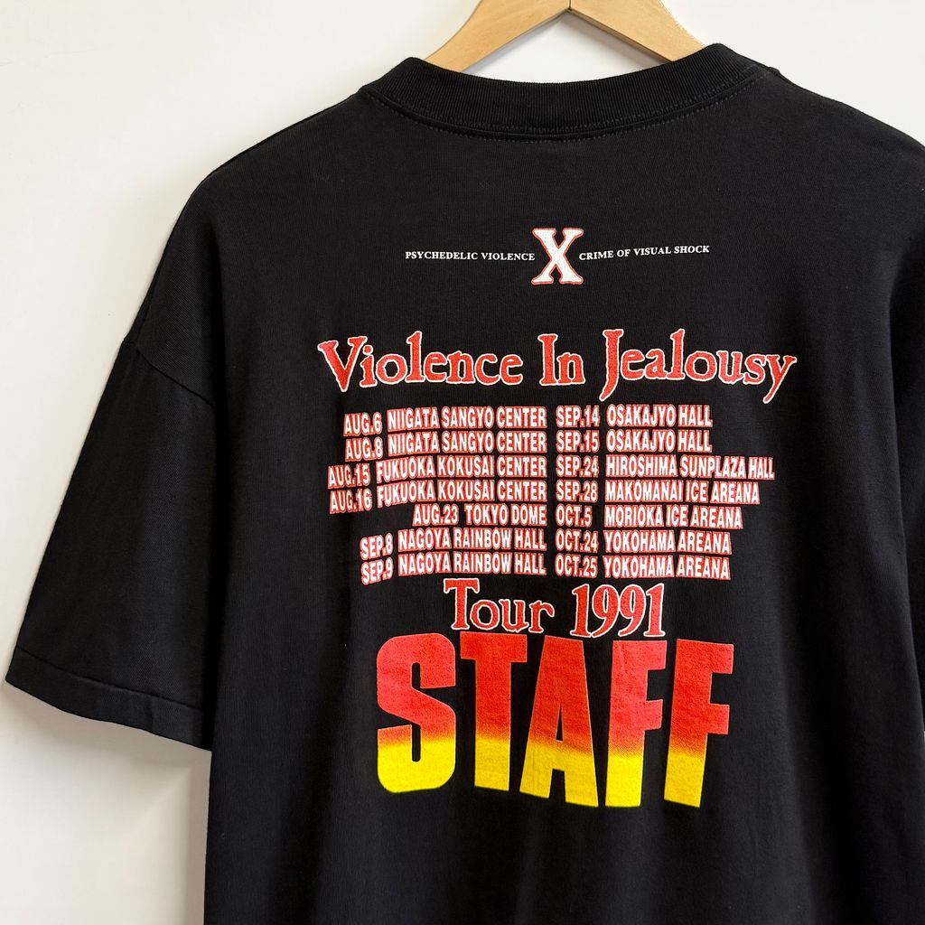 90's vintage ビンテージ Caribbean Dream スタッフTシャツ X JAPAN