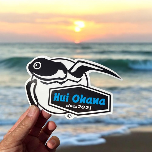 HuiOhanaホヌ15cmステッカー