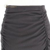 社交ダンス 衣装 スカート ブラック系 チャコット Chacott 黒 日本製 無地 シンプル レッスン 練習 ストレッチ 伸縮 上品 かわいい ダンス衣装 オールブラック スタンダード 柔らかい生地 透け感