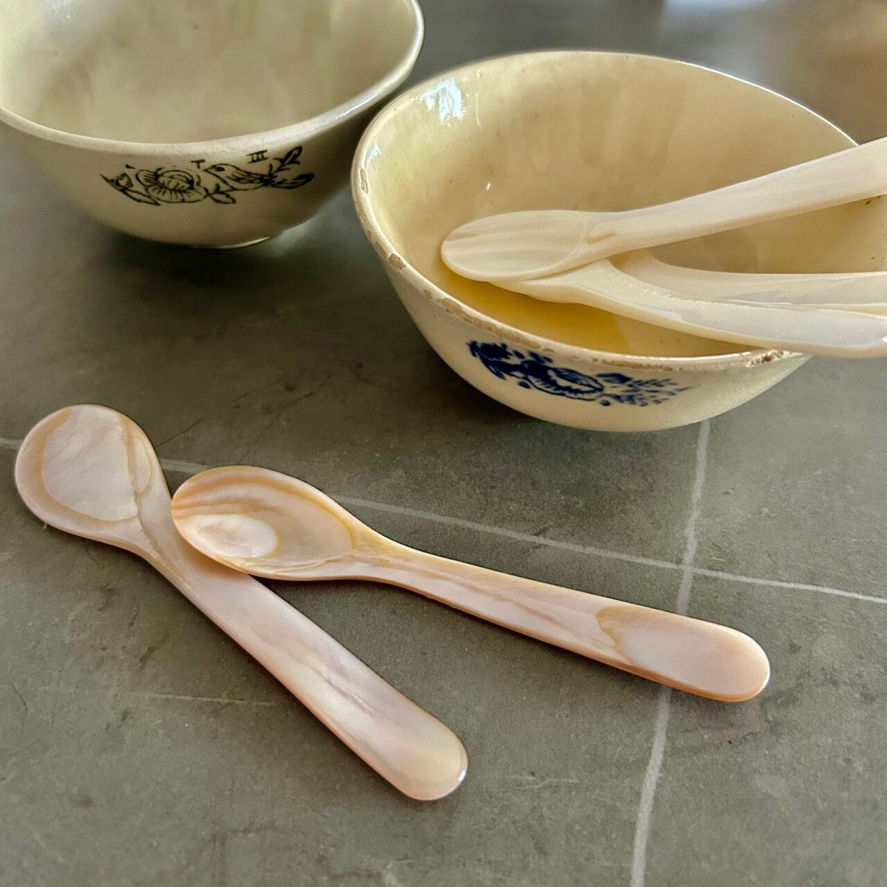 ベトナム雑貨】シェルスプーン：マーブル | Sáng art