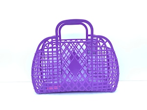 SunJellies(サンジェリーズ) バッグ BAG レトロ バスケット (L) パープル