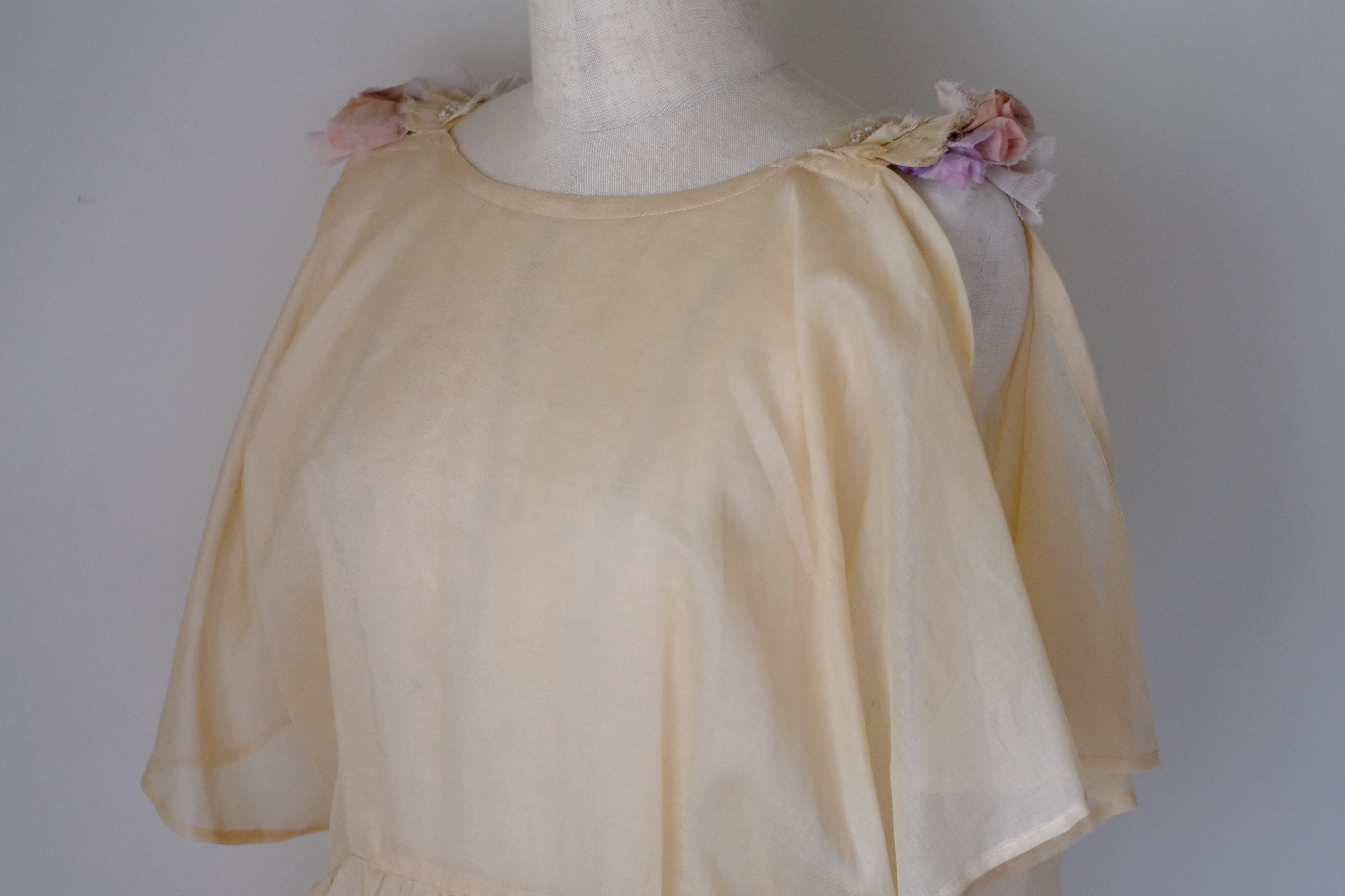 シアーワンピース cl-130(ピンクベージュ)