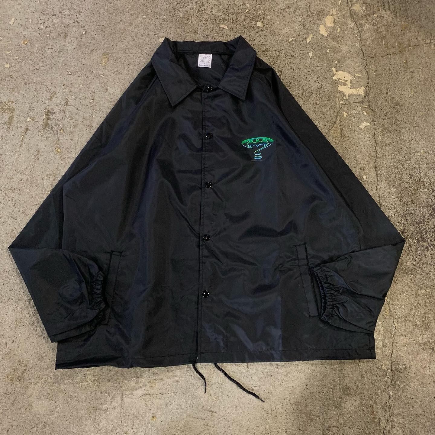 【BATMAN FOREVER】コーチジャケット XL 90s USA製 Dead Stock!!90s 