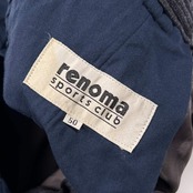 renoma sports club レノマ コーデュロイ タック スラックス パンツ 50/グレー×水色系 メンズ ゴルフ