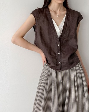 Layered Vneck Blouse