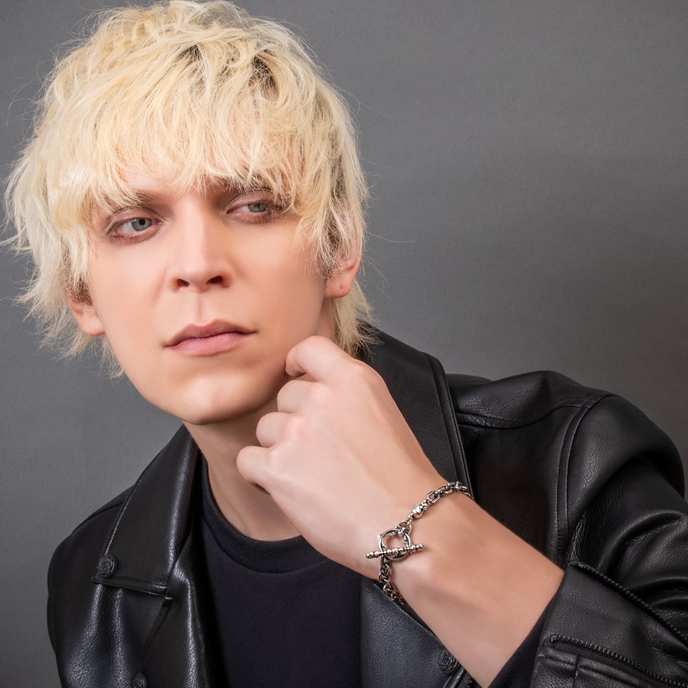 ブレスレット売り上げランキング3位】メメントモリスカルブレスレット