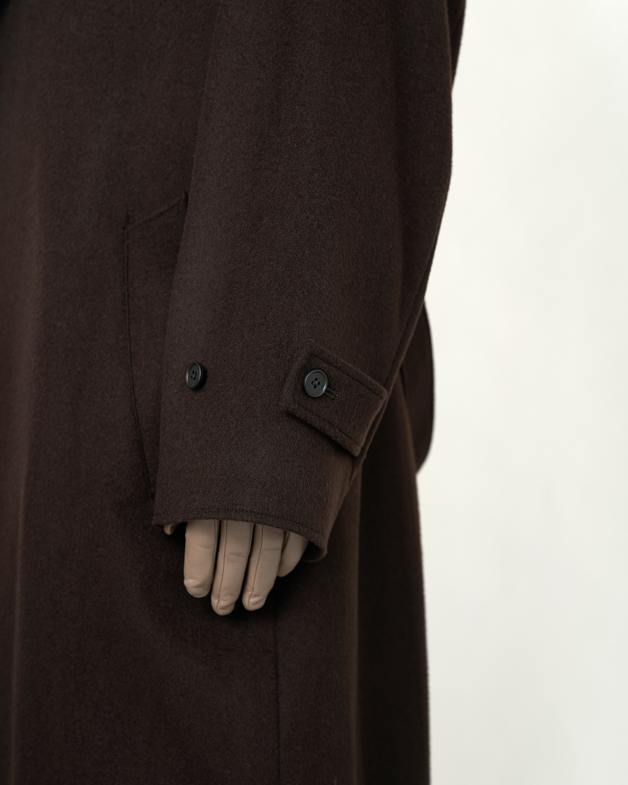 ssstein "LEATHER GLOVE〔OLIVE〕"