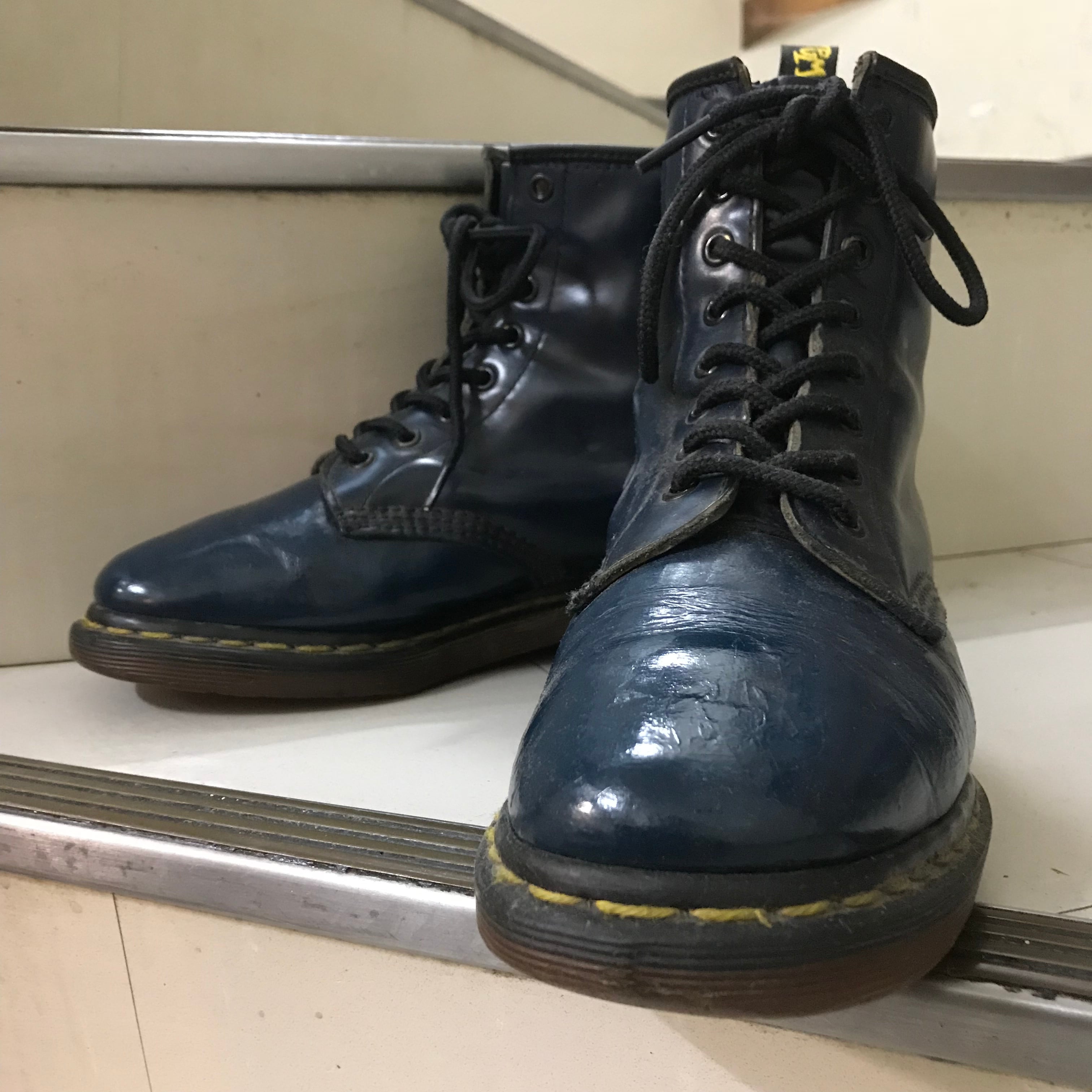 Dr.Martens ドクターマーチン 8ホール ネイビー | DESERTSNOW