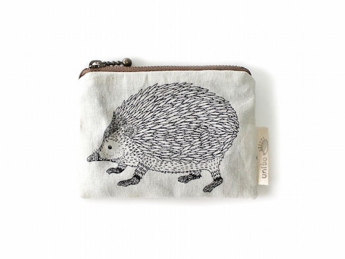 ちびポーチ The Hedgehog ホワイト / Small Porch