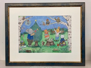 原画　「森の中でダンス」