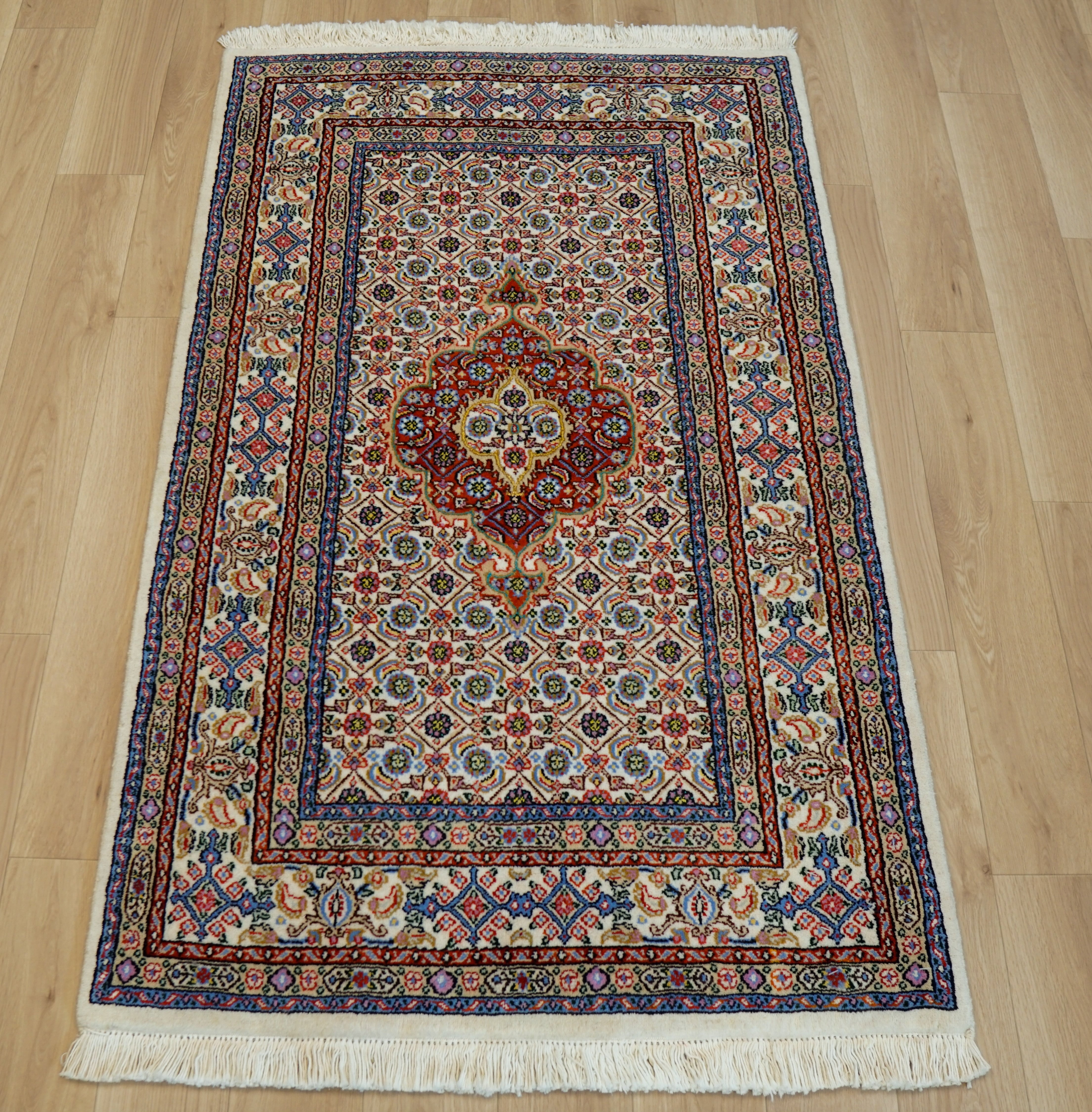 ペルシャ 手織り絨毯 アニマル ラグ ガズニウール 85cmx125cm - ラグ