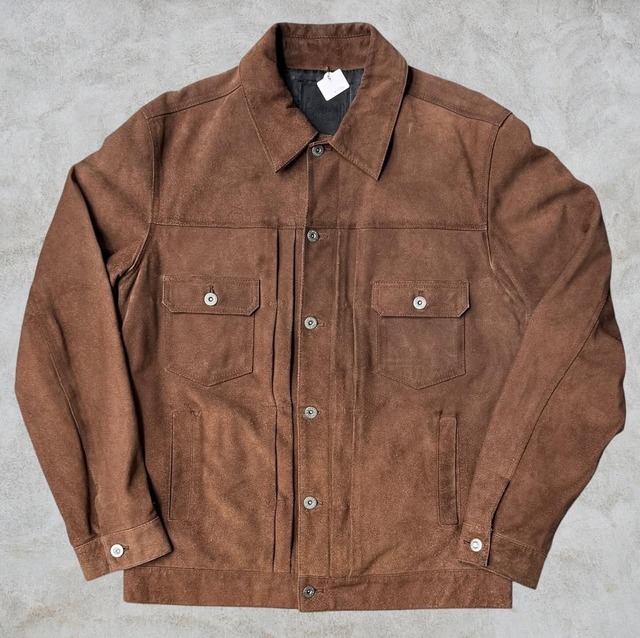 00’s old stussy Suede Leather Jacket “2nd Type” 【高円寺本店】