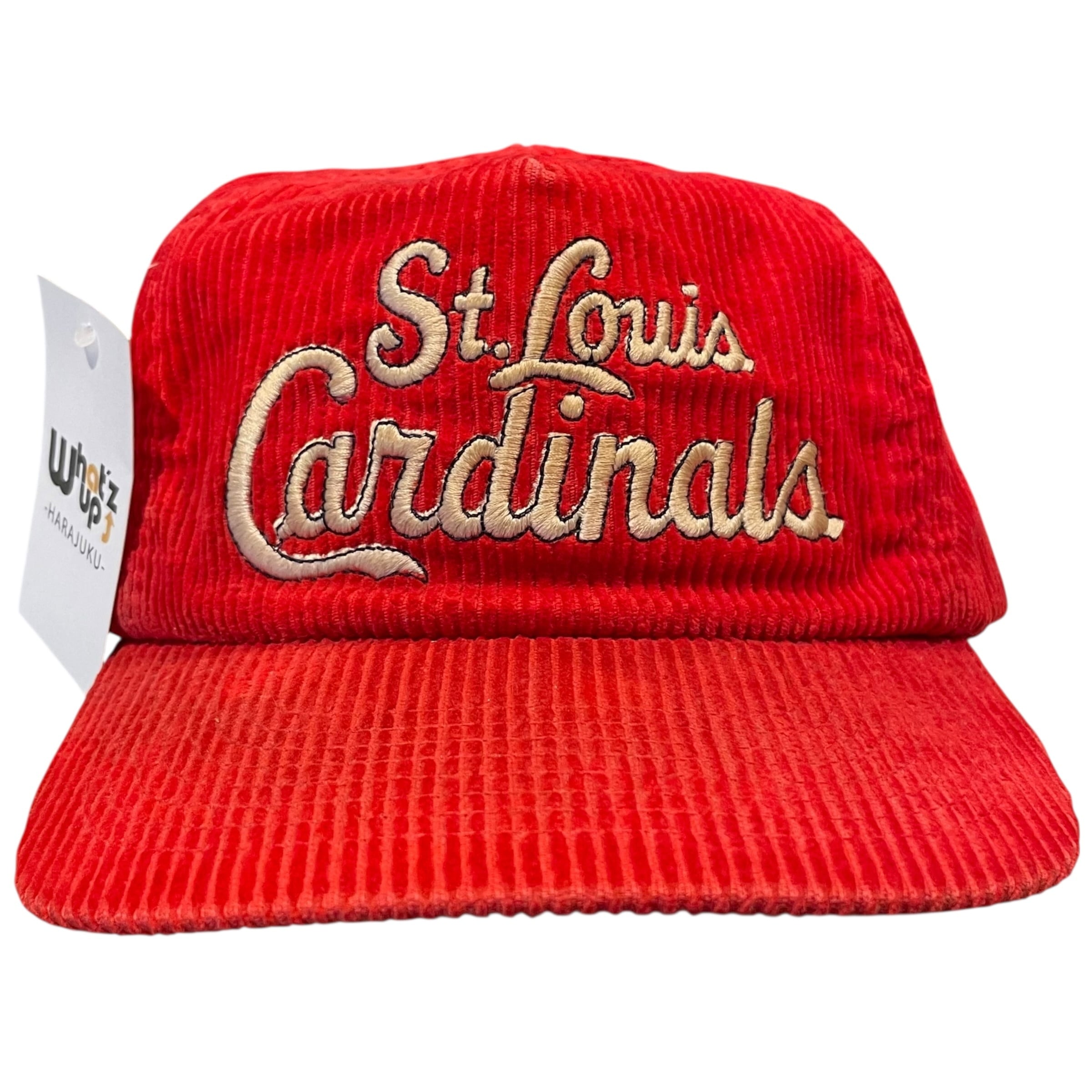 80s St. Louis Cardinals Embroidery corduroy cap