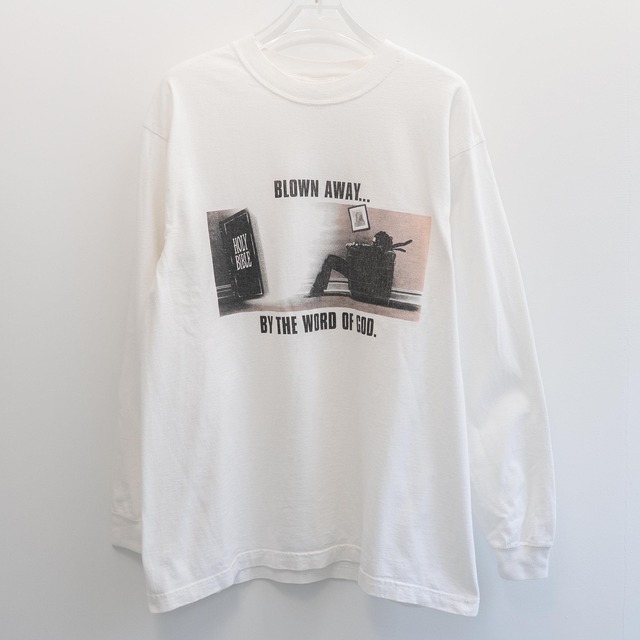 Holy Bible " Maxel parody L/S " L.A.T Sport XL 【E9-113】