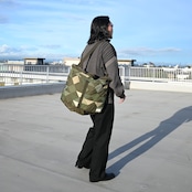 YASHIKI(ヤシキ)着回し抜群ハーフジップニット、普通に良いスラックスstyle2