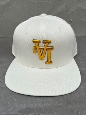 ＲＯＺＷＩＬＬ　逆ロゴキャップ  LA　N.WHT／D.YEL