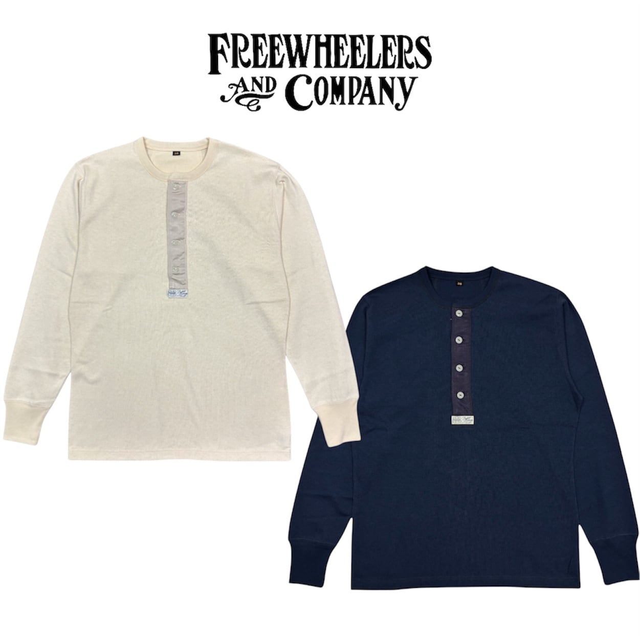 FREEWHEELERS フリーホイーラーズ ヘンリーネックロンT 38 FREEWHEELERS / フリーホイーラーズ / 