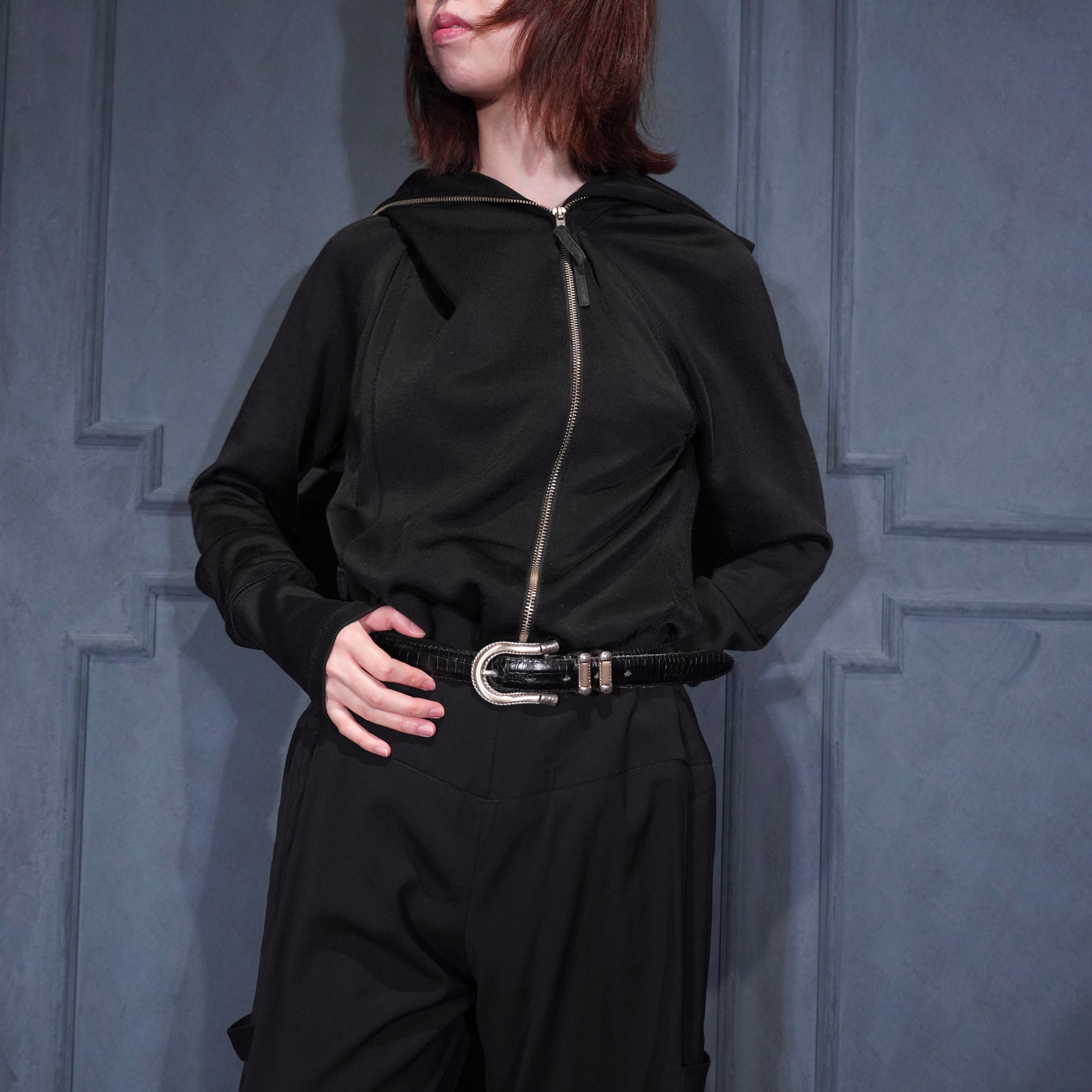 Vivienne Westwood RED LABEL DEFORMATION DESIGN ZIP UP HOODIE Vivienne Westwood RED LABEL DEFORMATION DESIGN ZIP UP HOODIE