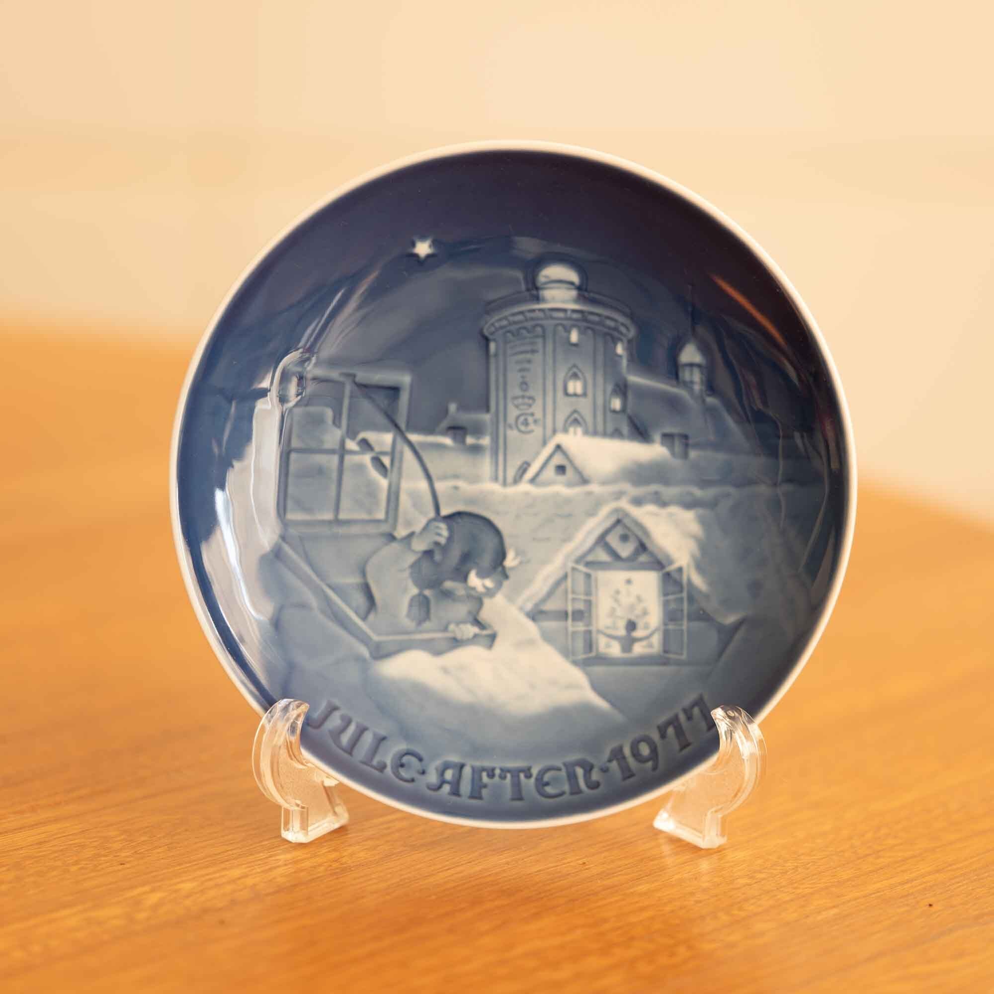 1977年 Bing & Grøndah ビング・オー・グレンダール クリスマスプレート