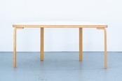Alvar Aalto | Semicircular Table White Laminate