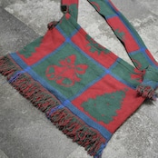 kroneko original Xmas pattern rug shoulder bag
