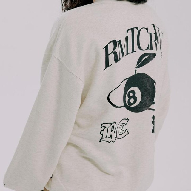 APPLE BALL CREWNECK_MELANGE OATMEAL