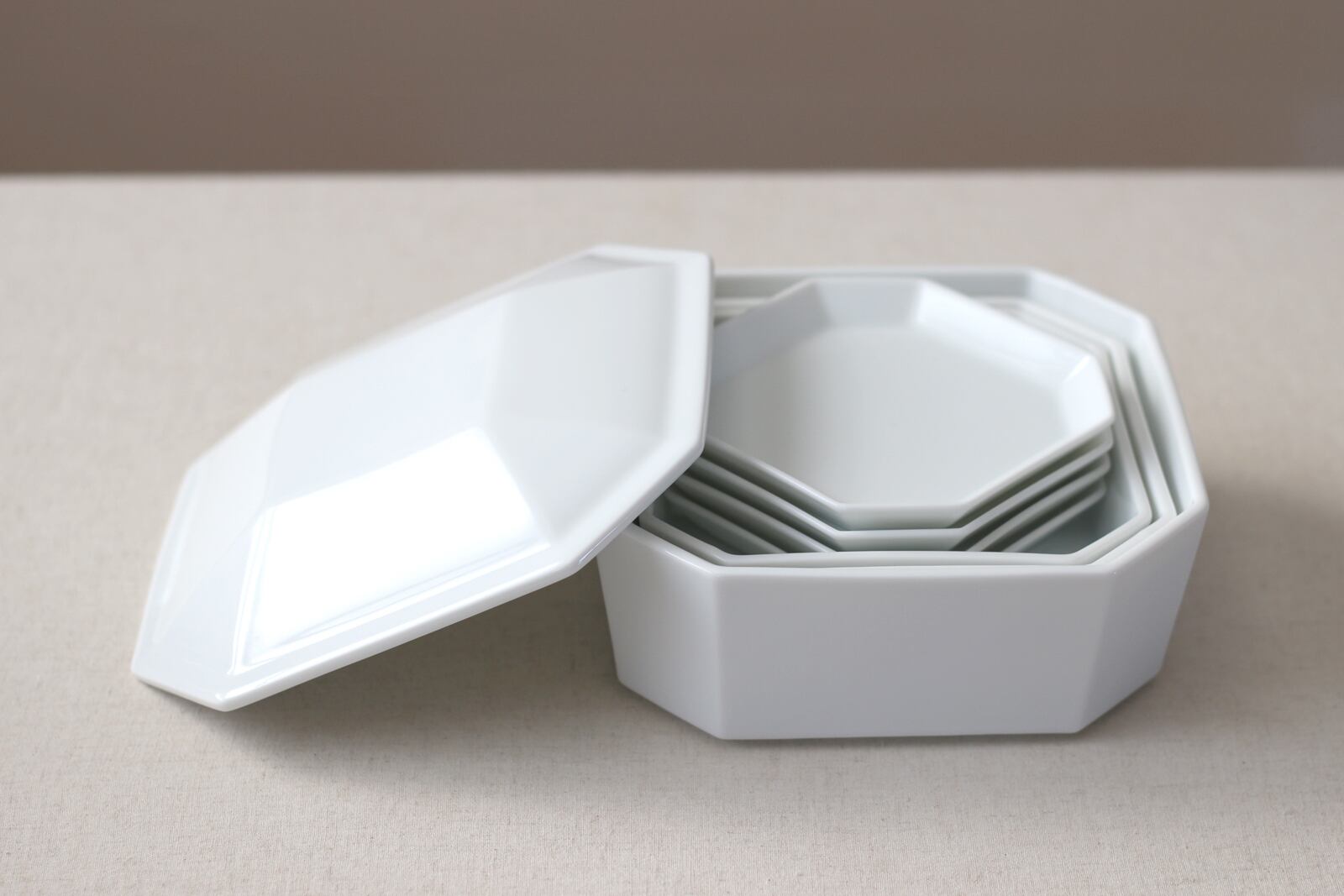 隅切重箱対応 小皿 11取り皿 白 【白磁】 | 食器のほっこり屋