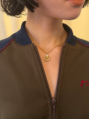 Couregges/ vintage logo heart  nacklace.(o)