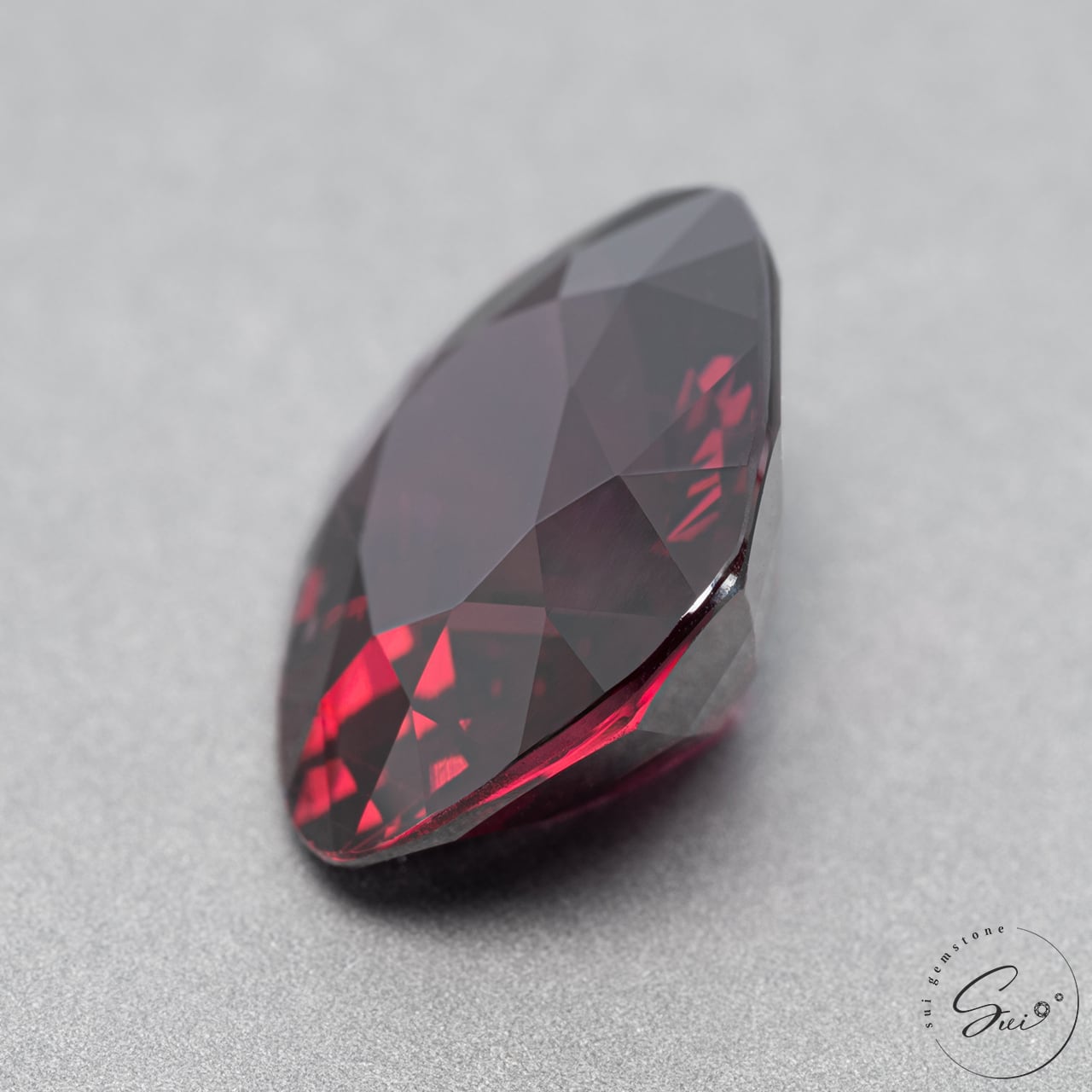 天然【非加熱】スピネル・パープリッシュレッド 6.06ct GIA鑑別書