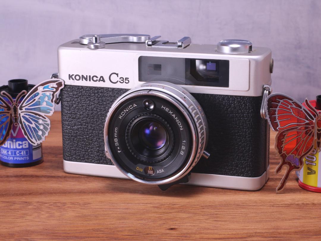 完動品 KONICA C35 Flash matic フィルムカメラ #040(コニカ)｜売買