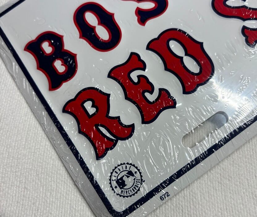 MLB ボストンレッドソックス ライセンスプレート 看板 | Foursometoys