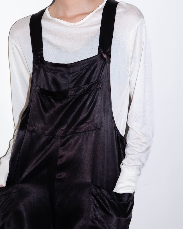 1980s silk pointelle thermal top