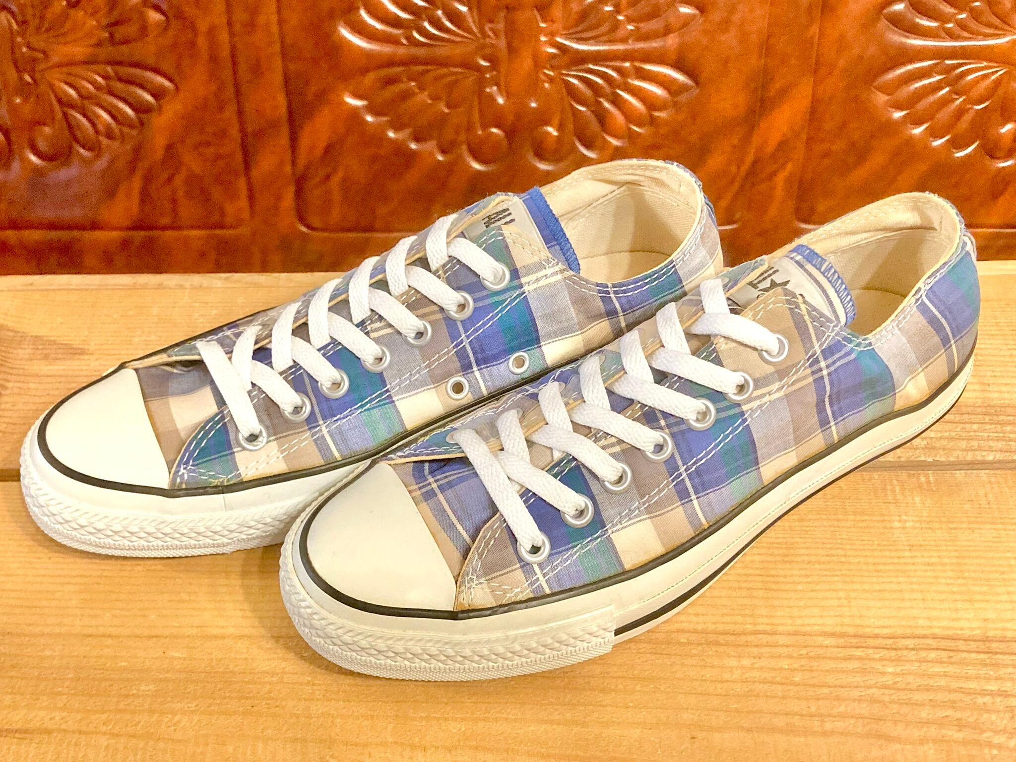 converse(コンバース) ALL STAR Madras Check(オールスター マドラス チェック) 青 8.5 27cm 256