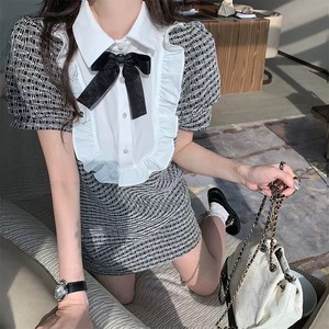monochrome dress