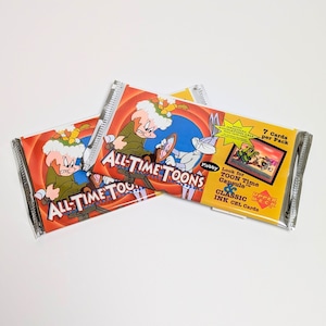 ♧ 送料無料!☆1996年製 UPPER DECK【 ALL-TIME TOONS    ( オールタイム トゥーンズ  】Look for TOON Time Capsule™ &CLASSIC EC INK CEL Cards / VINTAGE トレーディングカード単品 (1個=7CARDS)〚アメリカン雑貨 アメトイ〛