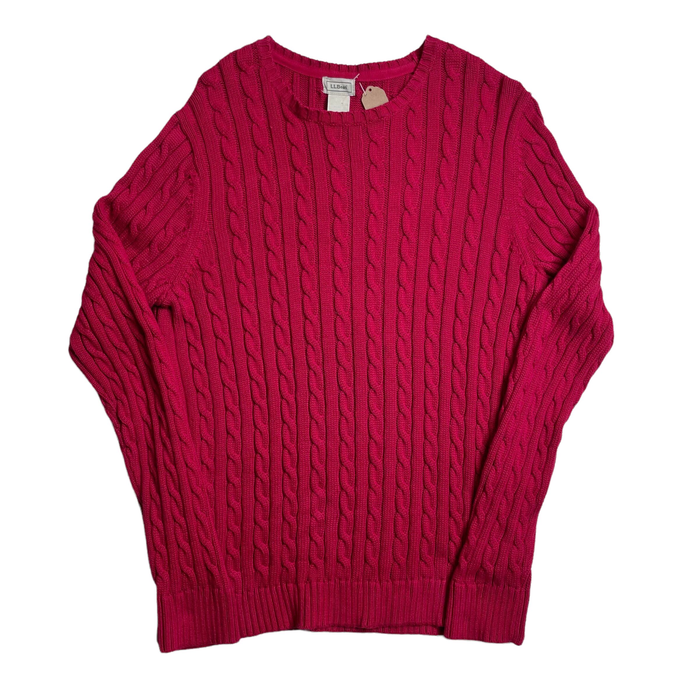 L.L.Bean ニット L 厚手 ケーブル編み 状態良好 | 古着屋OLDGREEN