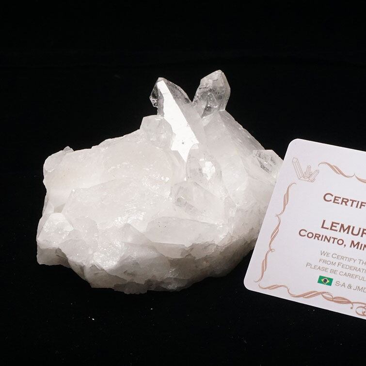 水晶 クラスター ブラジル ミナスジェライス州 コリント産 レムリアンシード 証明書付属 一点物 282-524