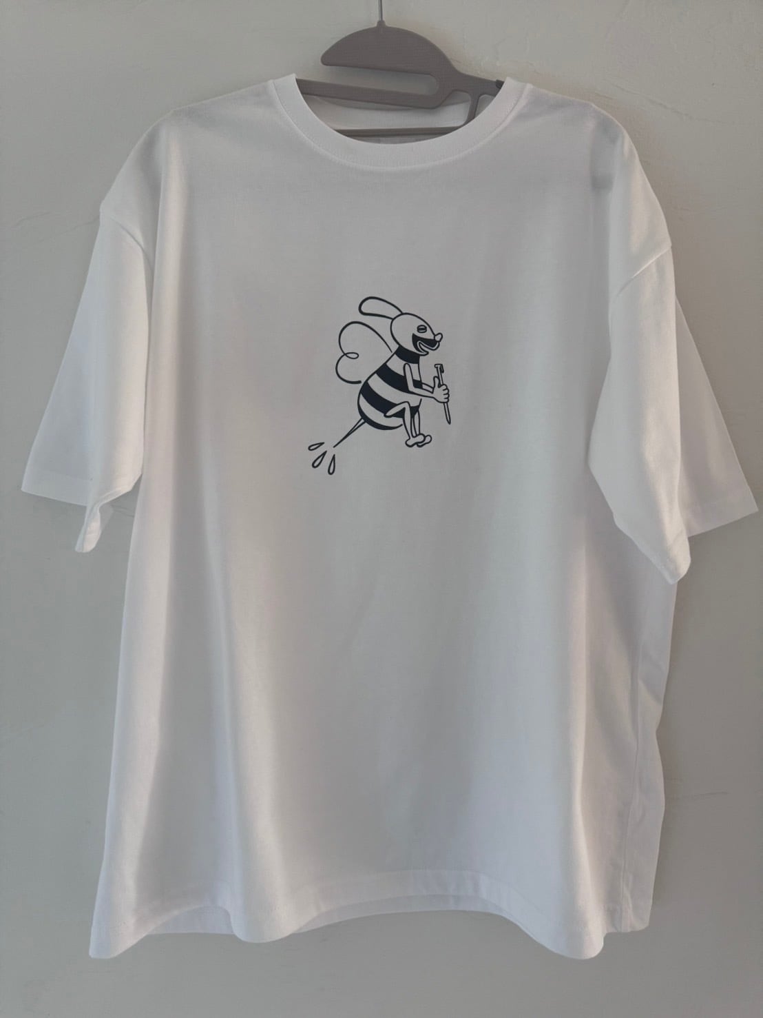 ペグBee プリントTシャツ(ホワイト)|親子リンクコーデ対応