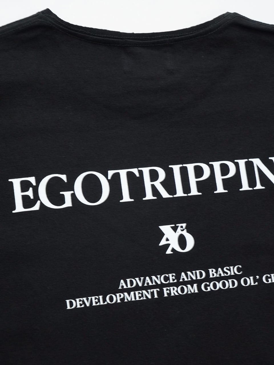 EGO TRIPPING (エゴトリッピング) PRINTTEE-B long ロンTEE / BLACK