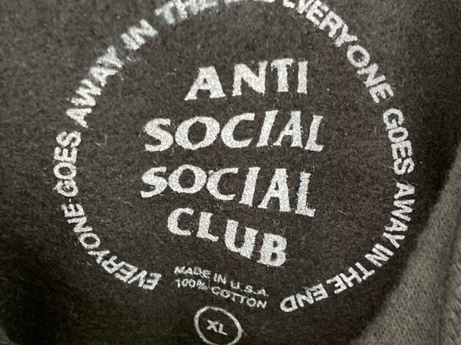 ANTI SOCIAL SOCIAL CLUB FIREBIRD HOODIE BLACK XL 45KI9140 | BRAND ...