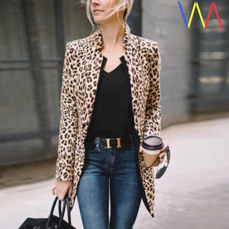 ヒョウ柄ジャケット アウター ジャケット l 長袖 Vネック 前開き きれいめ シンプル カジュアル 大人 おしゃれ お洒落 かっこいい こなれ感 個 送料無料】 ヒョウ柄ジャケット アウター ジャケット l 長袖 Vネック
