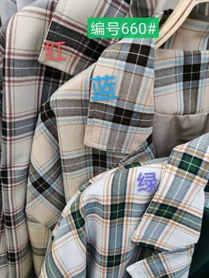 チェックジャケット