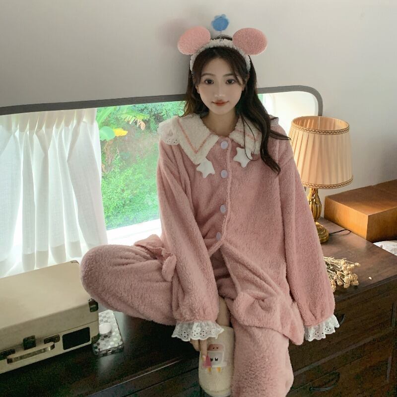 レースレディースウィンタールーズベルベット 大人ガーリー スウィート キュート カジュアル 冬物 かわいい 萌量不足78453616032