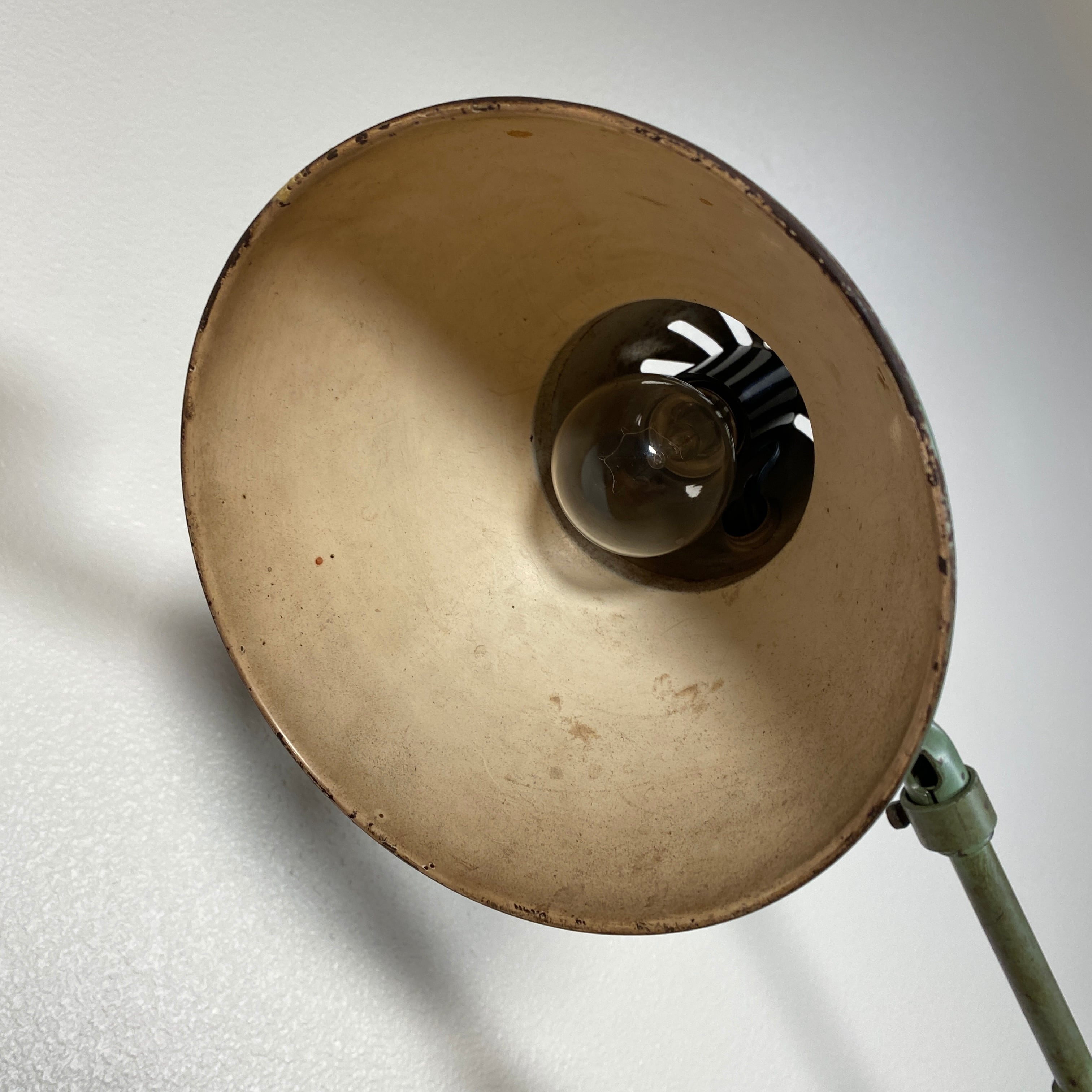 602 アメリカ ビンテージ FOSTORIA LAMP インダストリアル デスク 