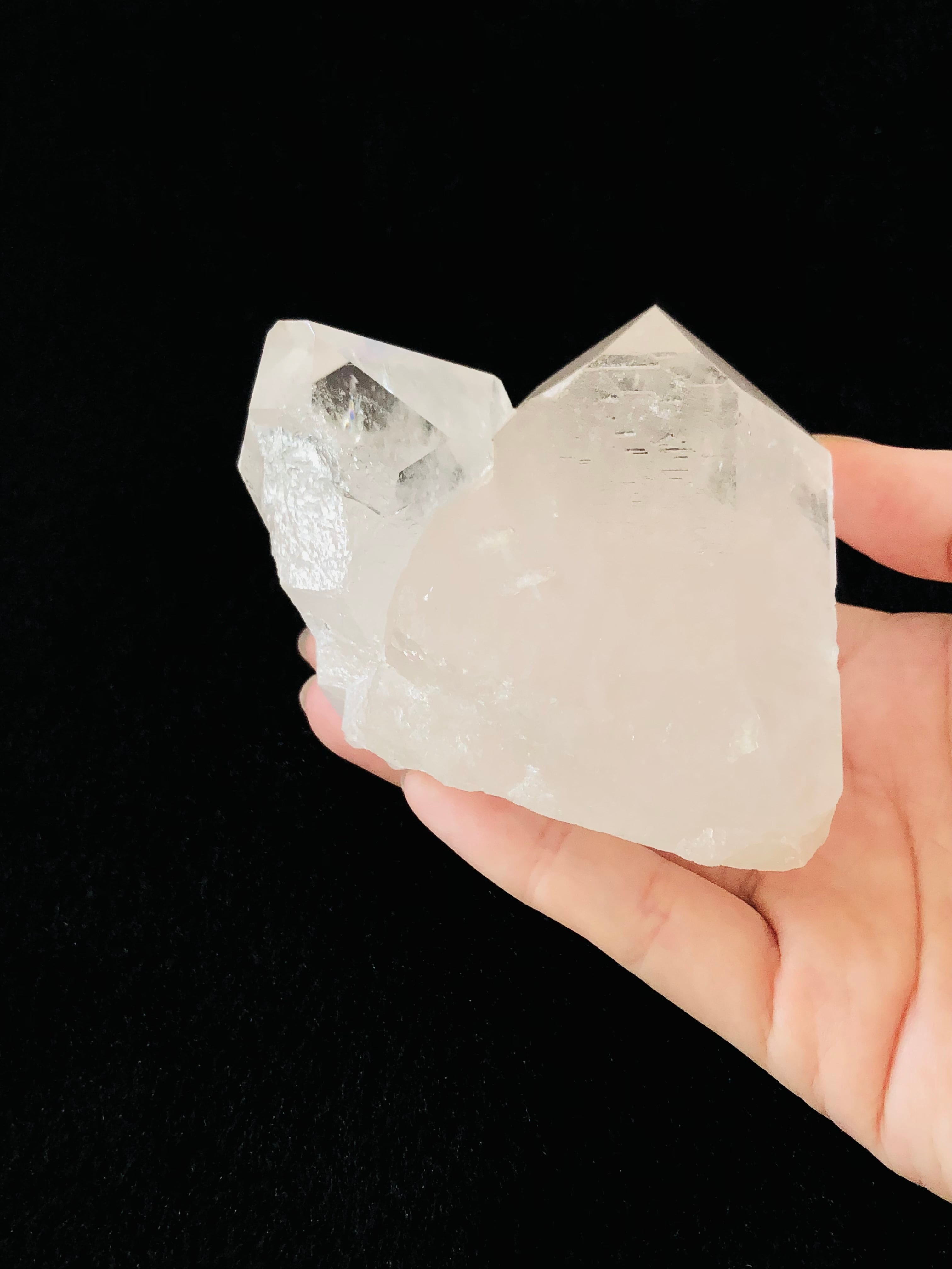 浄化セット(水晶クラスター&ミニ水晶詰合せ) | 虹色の星