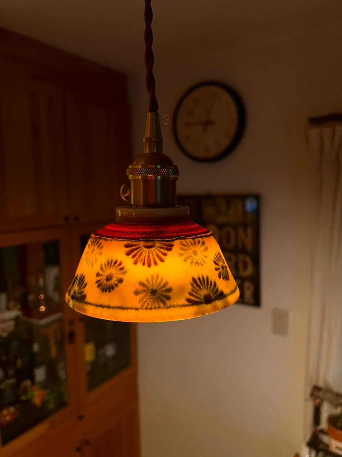 光彩ノ花（こうさいのはな） 陶器ペンダントライト Japan Craft