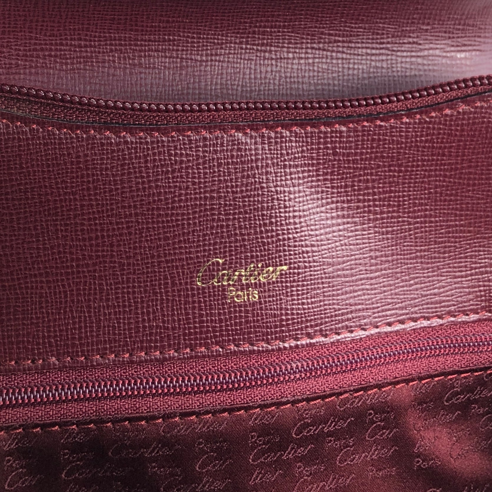 Cartier カルティエ マストライン バックパック ボルドー ターンロック