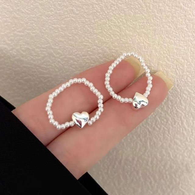 Pearl Heart Ring