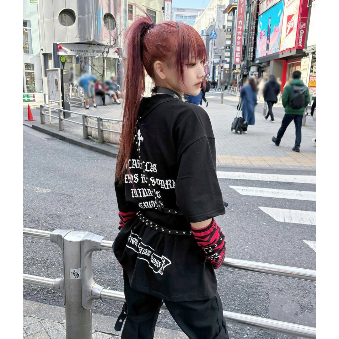 5/14 完売BLACK再入荷！】W Cross Logo BIG Tシャツ