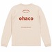 new！ohacoオリジナルロンTヴィンテージナチュラルとオフピンク